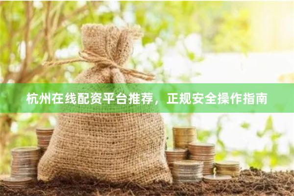杭州在线配资平台推荐，正规安全操作指南